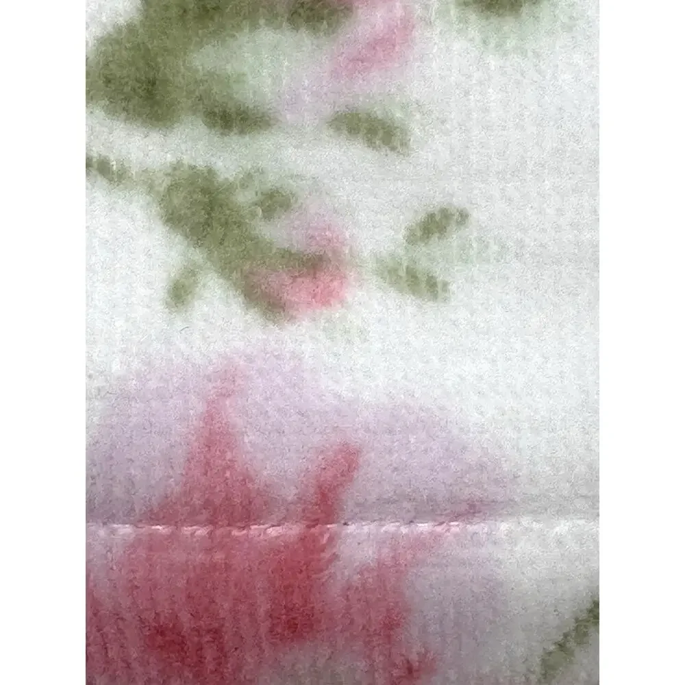 Laura Ashley Fingertip Towels Set Floral Morning Gloria 2 Pcs Pink Green NWT